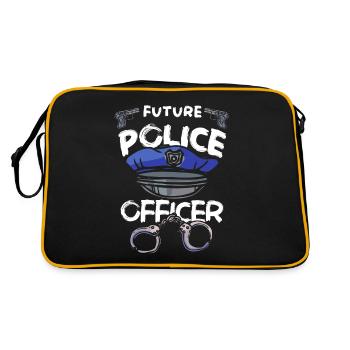 Police de police - Sac Retro - noir/or - Dos