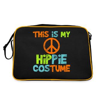 Hippy - Retro Bag - black/gold - Back