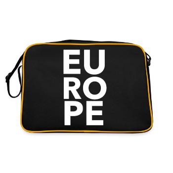 Europe EU European Union - Retro Bag - black/gold - Back
