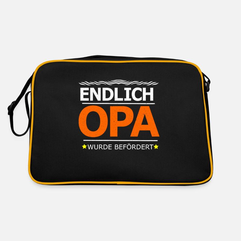 Opa Großvater Geschenk Retro Tasche