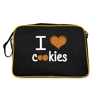 Biscuits - Sac Retro - noir/or - Dos