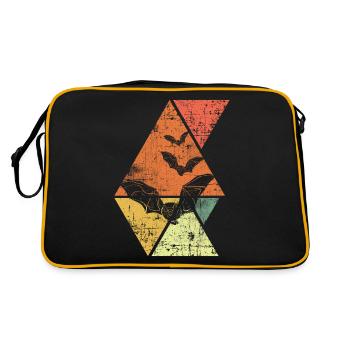 Bats - Retro Bag - black/gold - Back