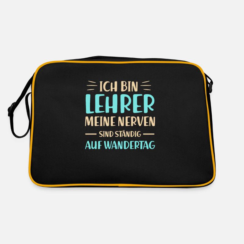 Teacher Teacher School Teacher Teacher Gift Retro Bag