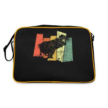 Hippocampe Nildpferd - Sac Retro - noir/or - Dos