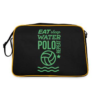 Water polo Water polo Water polo Water polo - Retro Bag - black/gold - Back