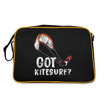 kitesurfing - Sac Retro - noir/or - Dos