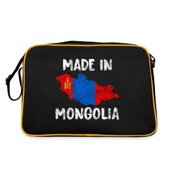 Mongolia horse - Retro Bag - black/gold - Back