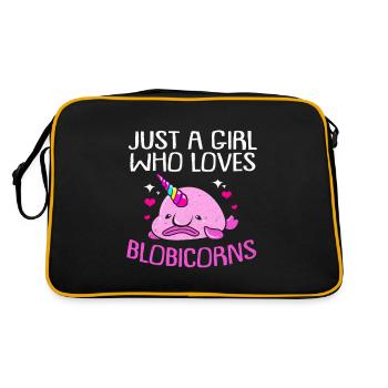 Blobfish - Retro Bag - black/gold - Back