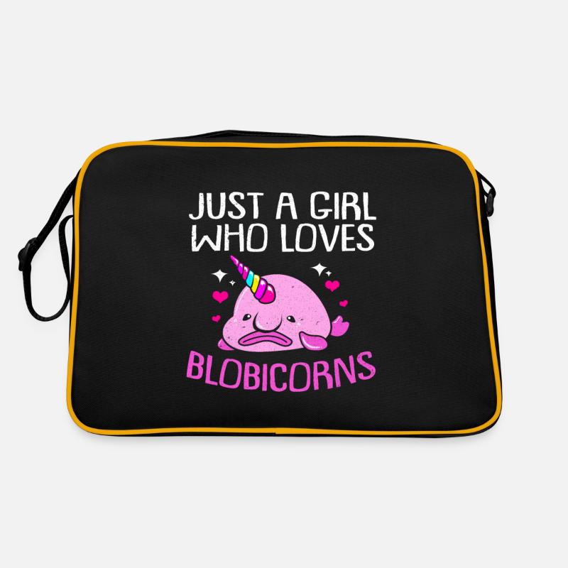 Blobfisch Retro Tasche