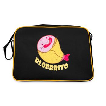 Blobfish - Retro Bag - black/gold - Back