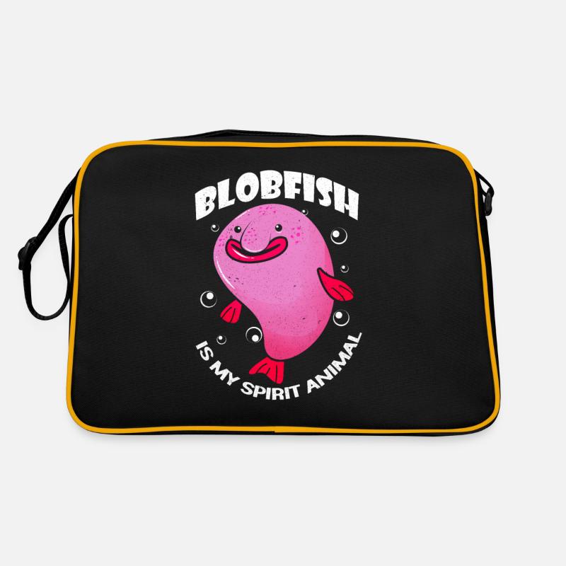 Blobfisch Retro Tasche
