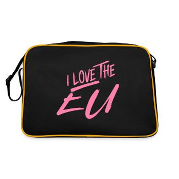 Brexit Europe European Union EU election European elections - Retro Bag - black/gold - Back