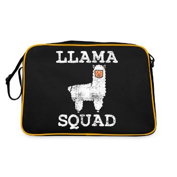 Lama Lama Lama - Sac Retro - noir/or - Dos