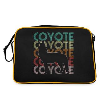 coyote - Retro Bag - black/gold - Back