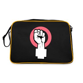 femmes révolutionnaires femmes power féministe - Sac Retro - noir/or - Dos
