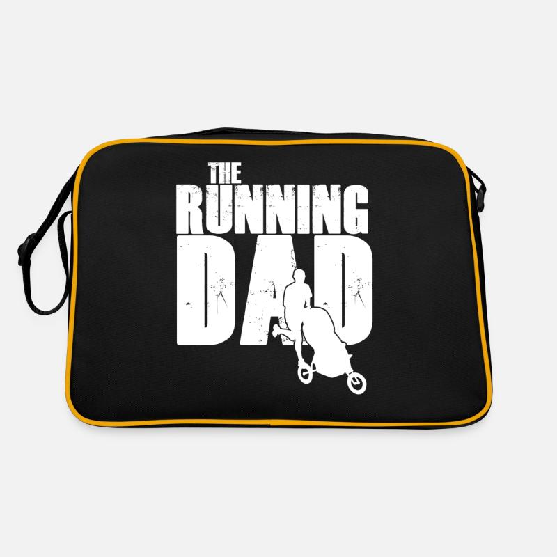 Jog race running race marathon dad dad gift Retro Bag