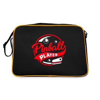 Flipper Pinball Flipper automatique Flipper Manette de flipper Game - Sac Retro - noir/or - Dos