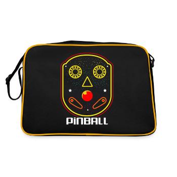 Flipper Pinball Flipper automatique Flipper Manette de flipper Game - Sac Retro - noir/or - Dos