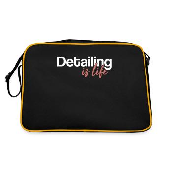 Detailing Is Life | Car Detailing, Car Detailer - Retro Bag - black/gold - Back