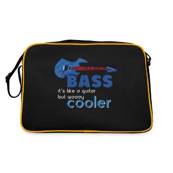 Basse musique basse - Sac Retro - noir/or - Dos