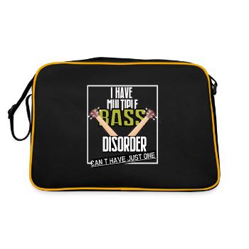 Basse musique basse - Sac Retro - noir/or - Dos