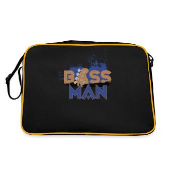 Basse musique basse - Sac Retro - noir/or - Dos