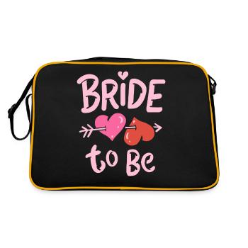 jeune mariée - Sac Retro - noir/or - Dos