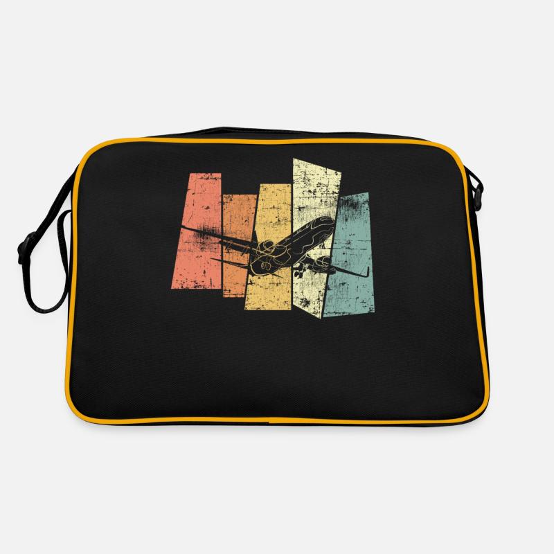 Flugzeug Retro Tasche