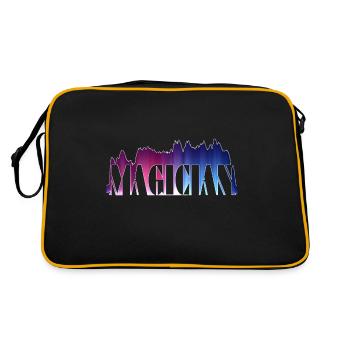 Magician sorcerer - Retro Bag - black/gold - Back