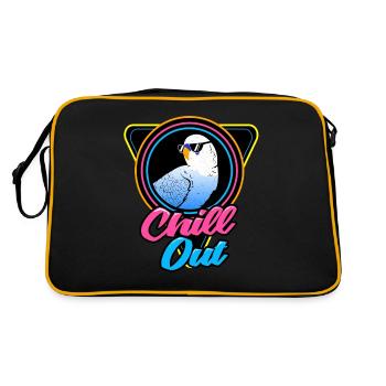 Perruche - Sac Retro - noir/or - Dos