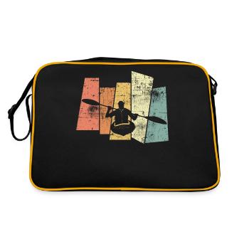Kajak - Sac Retro - noir/or - Dos