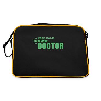 Médecin médecin Docteur Docteur Médecin - Sac Retro - noir/or - Dos