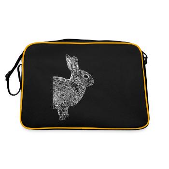 Rabbit Dwarf Rabbit - Retro Bag - black/gold - Back