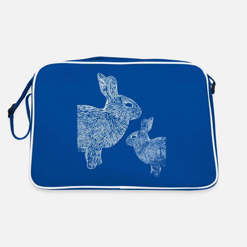 Cute Rabbit Hobby Breeding Retro Bag