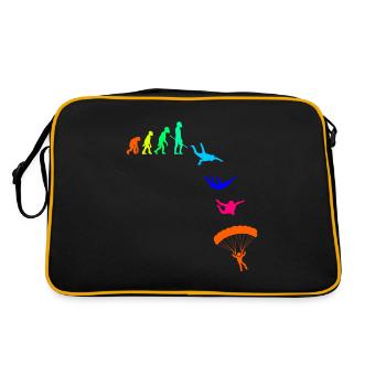Parachute Parachutisme - Sac Retro - noir/or - Dos