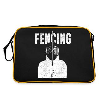 Fencing fencers - Retro Bag - black/gold - Back