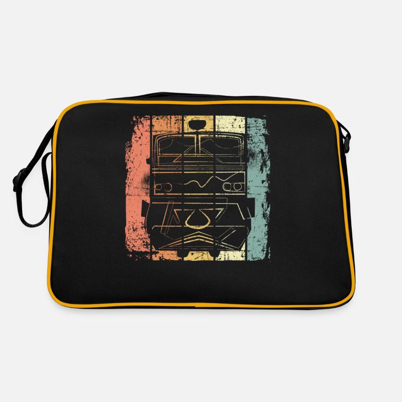 Eisenbahn - Retro Tasche - Schwarz/Gold