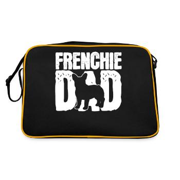 Bulldog français - Sac Retro - noir/or - Dos
