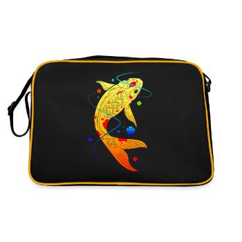 Koi - Retro Bag - black/gold - Back