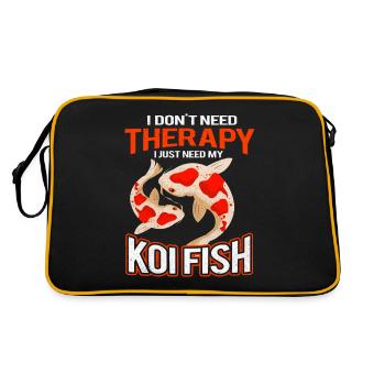Koi - Sac Retro - noir/or - Dos