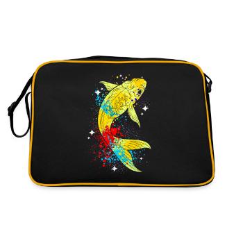 Koi - Sac Retro - noir/or - Dos