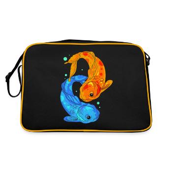 Koi - Sac Retro - noir/or - Dos