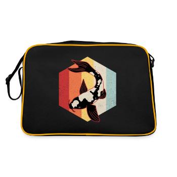 Koi - Retro Bag - black/gold - Back