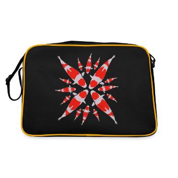 Koi - Sac Retro - noir/or - Dos