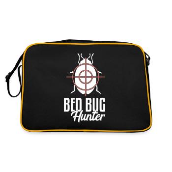 Bed Bug Hunter | Bed bugs, insects, hostel - Retro Bag - black/gold - Back