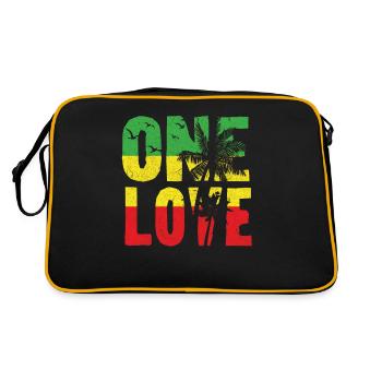 Un amour jamaïcain t-shirt - Sac Retro - noir/or - Dos