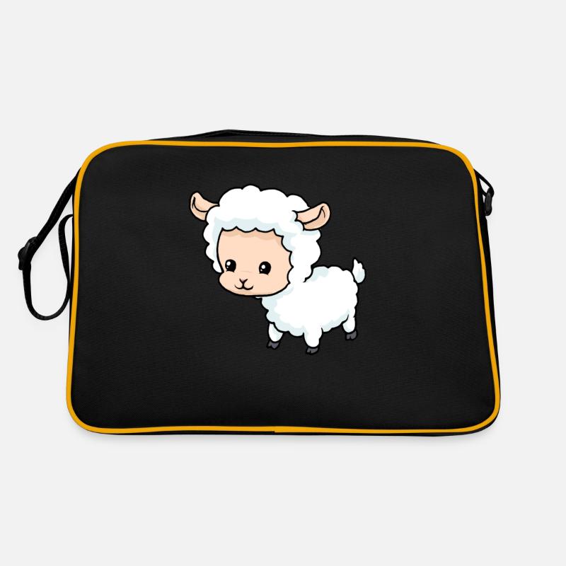 Petit mouton - Sac Retro - noir/or