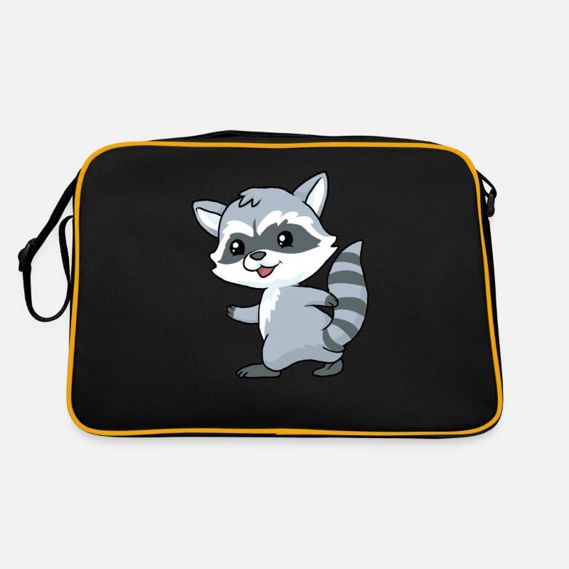 Petit raton laveur Sac Retro