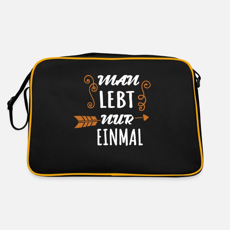 On ne vit qu’une seule fois des proverbes cool motivation Sac Retro