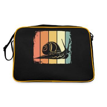 Snail - Retro Bag - black/gold - Back